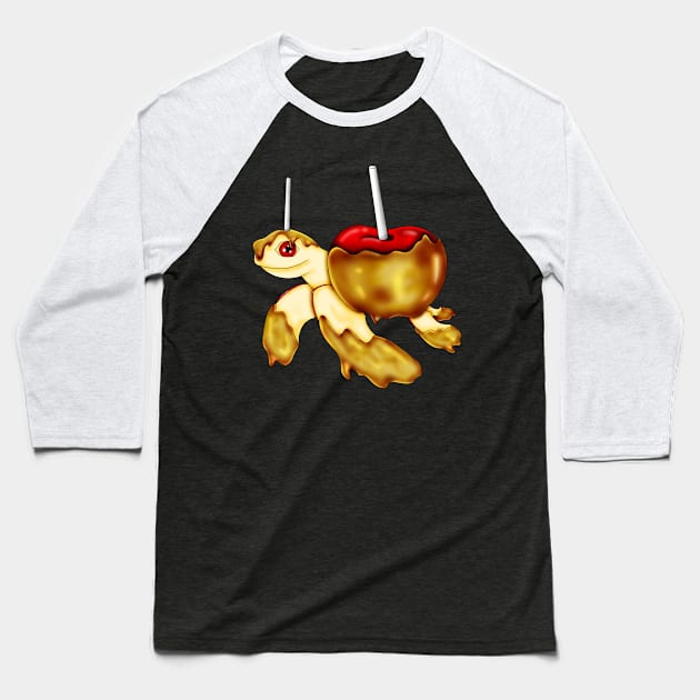 Caramel apple turtle Baseball T-Shirt by Hooked on